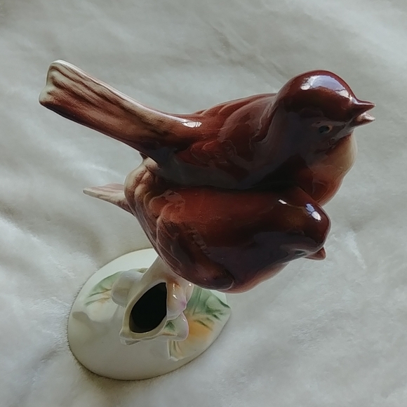 Vintage ceramic bird robin bud vase - Picture 5 of 11